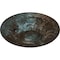 Ekena Millwork Granada Ceiling Medallion (Fits Canopies up to 7 1/8"), 23 1/2"OD x 2 3/4"P, Bronze Blue Patina CM24GABBS - alternate 3